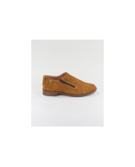Botins Camel de Senhora Ginova com Fecho na Lateral