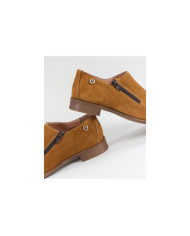 Botins Camel de Senhora Ginova com Fecho na Lateral