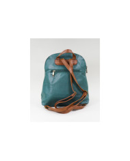 Ladies Green Backpack with Frontal Pocket