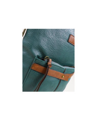 Ladies Green Backpack with Frontal Pocket