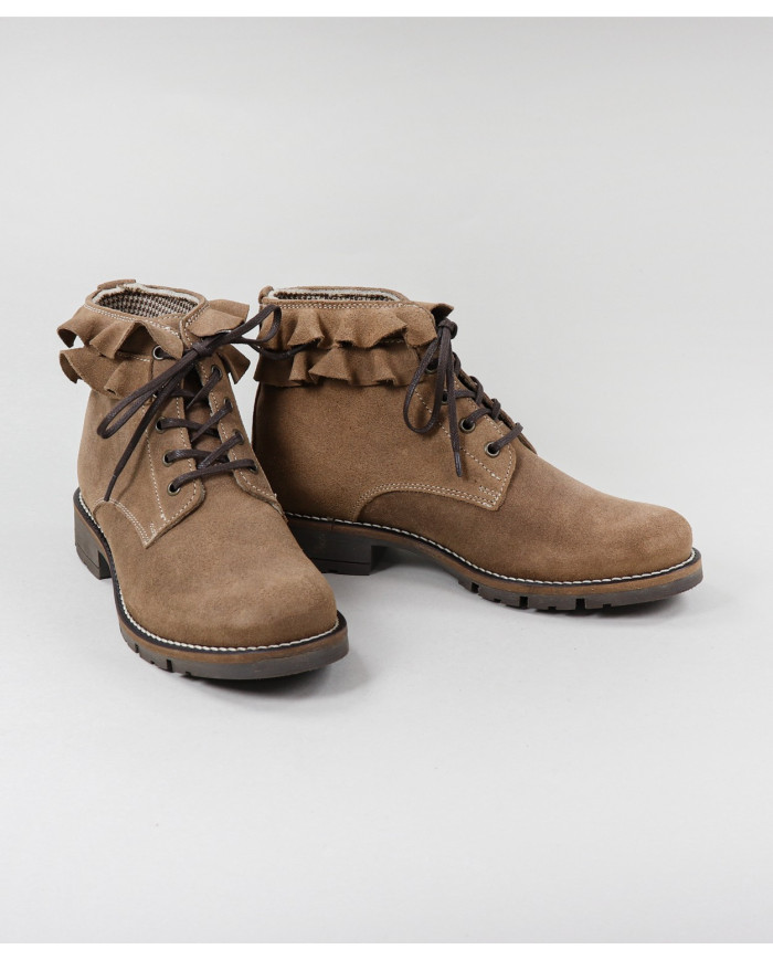 Botas de Senhora Ginova com Folhos