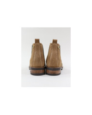 Taupe Boots by Ms. Ginova with Seams