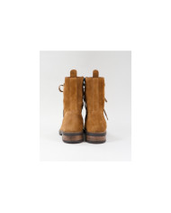 Botas Camel de Senhora Ginova com Interior em Tecido