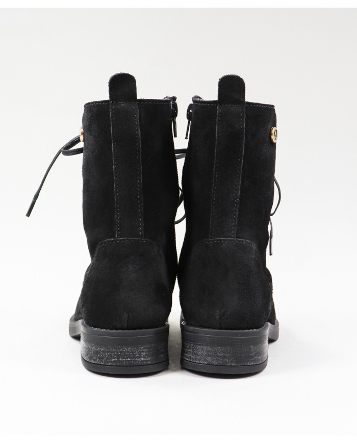 Botas Pretas de Senhora Ginova com Interior em Tecido