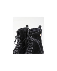 Botas Pretas de Senhora Ginova com Interior em Tecido