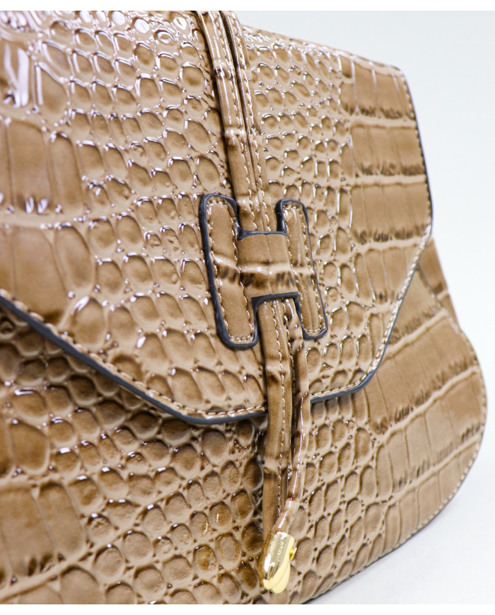 Mala Taupe Tiracolo for Lady