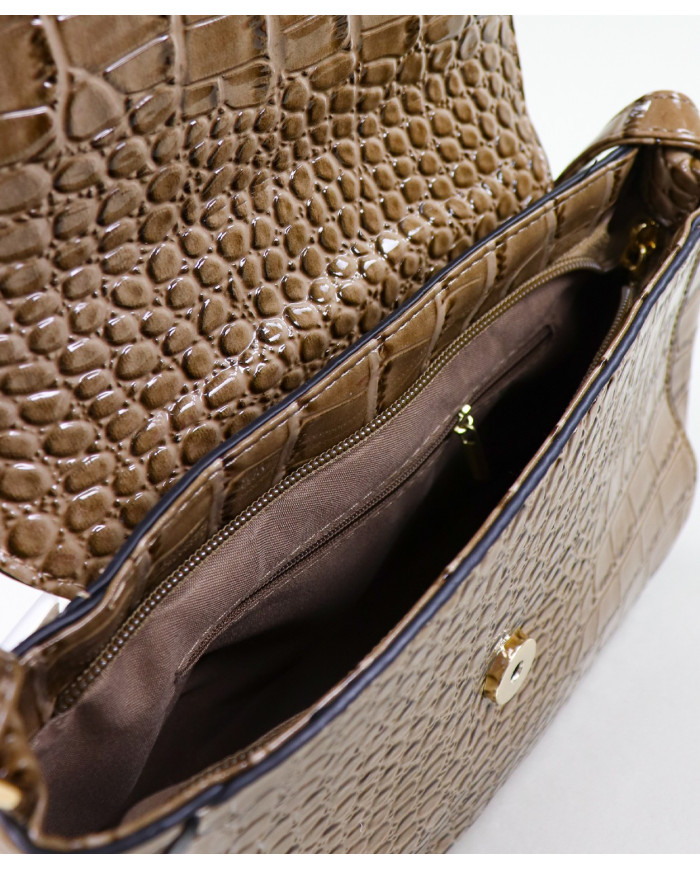 Mala Taupe Tiracolo para Lady