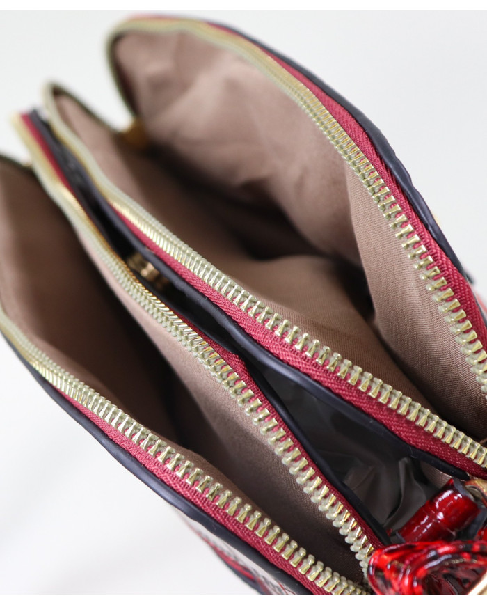 Bolso Rojo Stripe de Lady