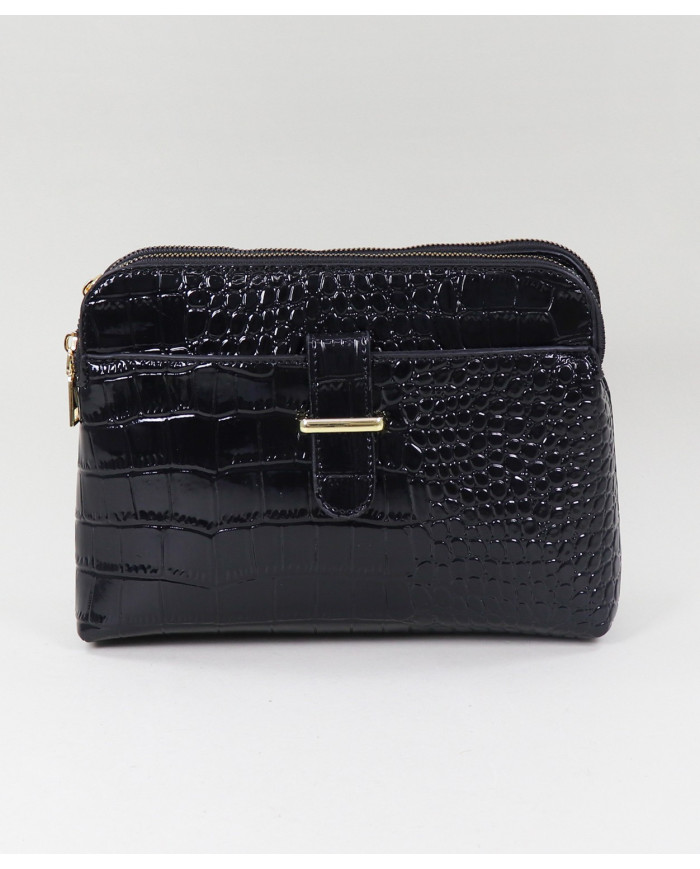 Lady's Black Stripe Bag