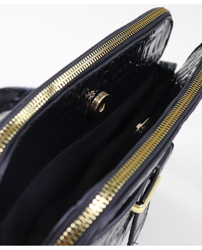 Lady's Black Stripe Bag