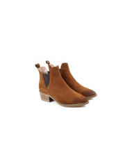 Camel Middle Tacon Women's Boots with Elastic Ginova