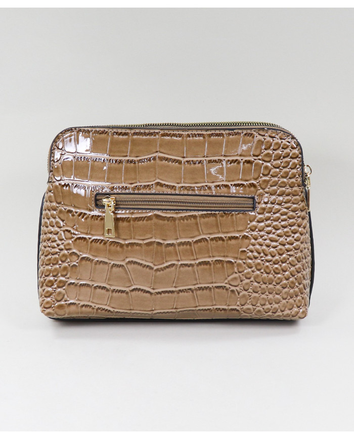 Mala Taupe Tiracolo de Senhora