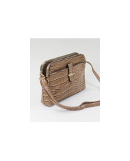 Mala Taupe Tiracolo de Senhora