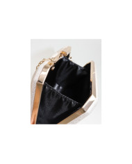 Pochete Dourada de Senhora com Brilhantes