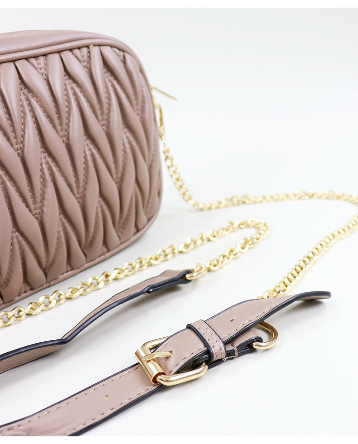 Mala Taupe de Senhora Tiracolo