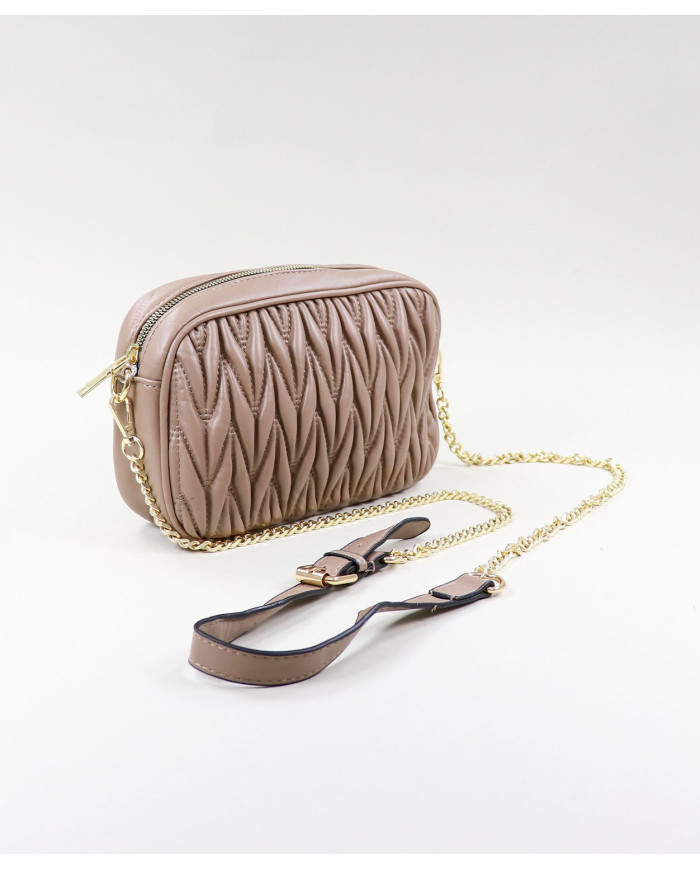 Mala Taupe de Senhora Tiracolo