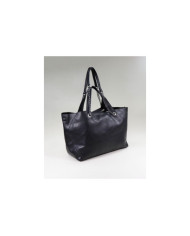Ladies' Black Shopper Bag with Interior Bag