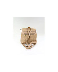 Ladies Taupe backpack with Metallic Pormenor