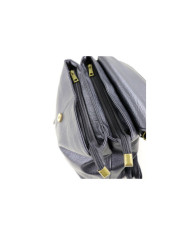 Ladies Black Backpack with Metallic Pormenor