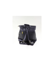 Ladies Black Backpack with Metallic Pormenor