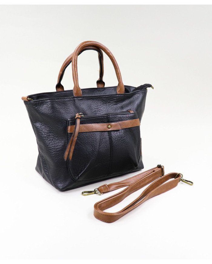 Ladies' Black Case with Frontal Pocket