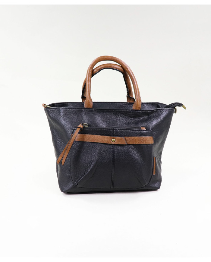 Ladies' Black Case with Frontal Pocket