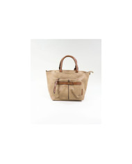 Chicas Taupe Bolsa con bolsillo frontal