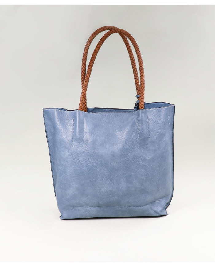 Mala Azul de Senhora com Berloques