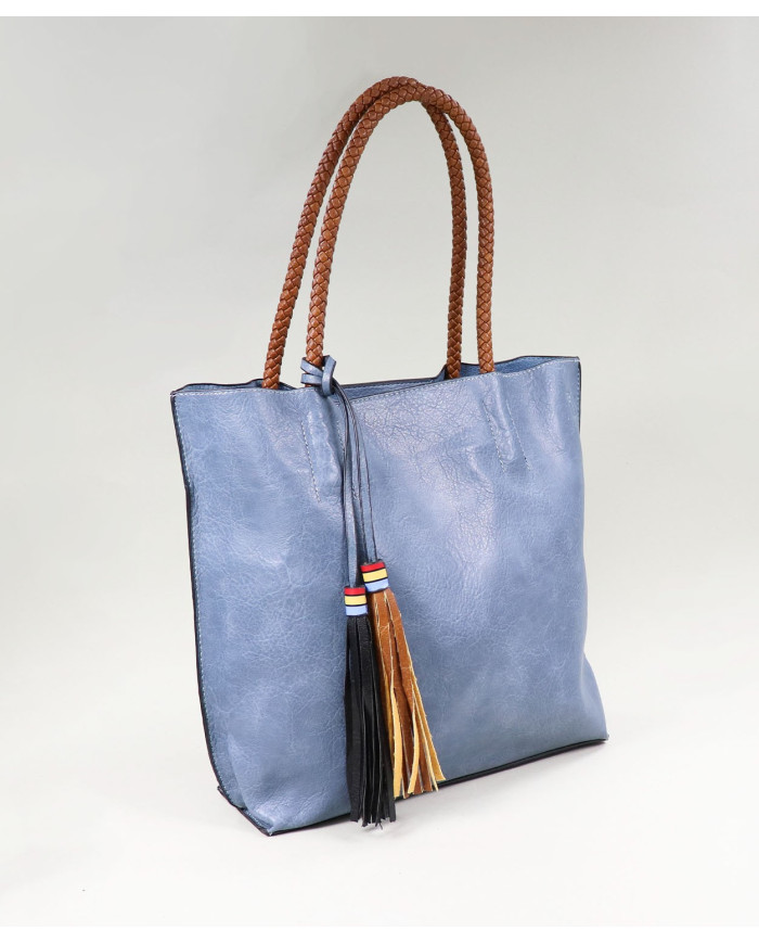 Blue Lady Bag with Berloques