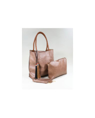 Mala Taupe de Senhora com Berloques