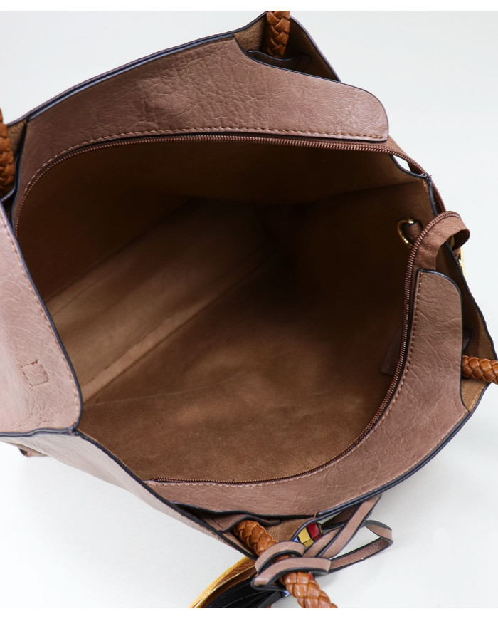 Lady Taupe Mala con Berloques