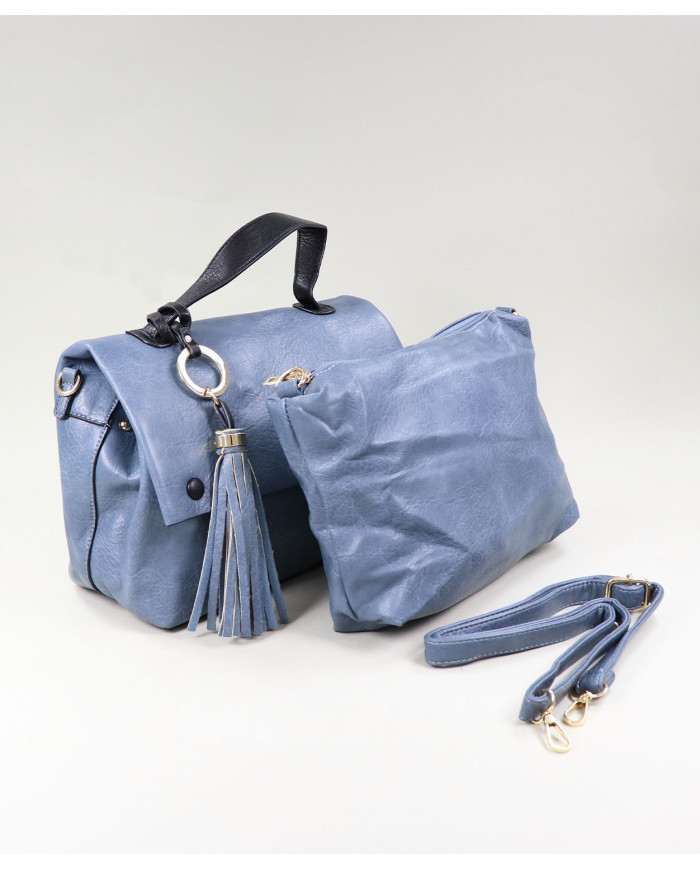Blue Lady Bag with Oranges