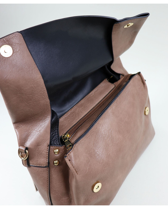 Ladies Taupe Bag with Oranges