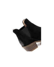 Botas de Mulher Pretas de Tacão Médio com Elástico Ginova