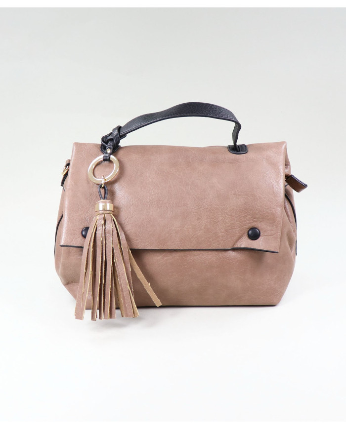 Ladies Taupe Bag with Oranges