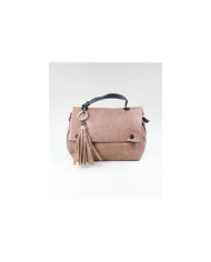 Mala Taupe de Senhora com Franjas