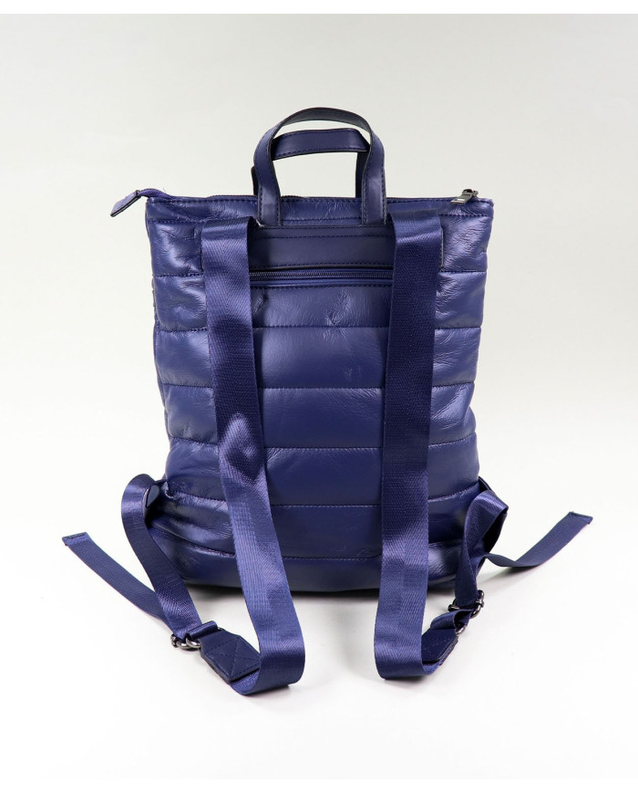 Blue Backpack Lady Pad
