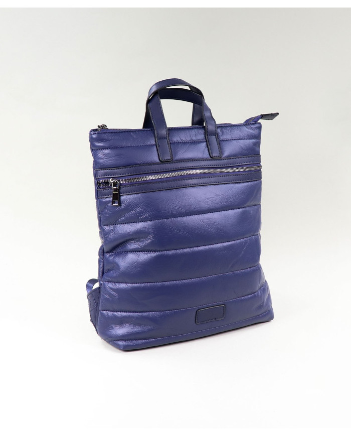 Blue Backpack Lady Pad