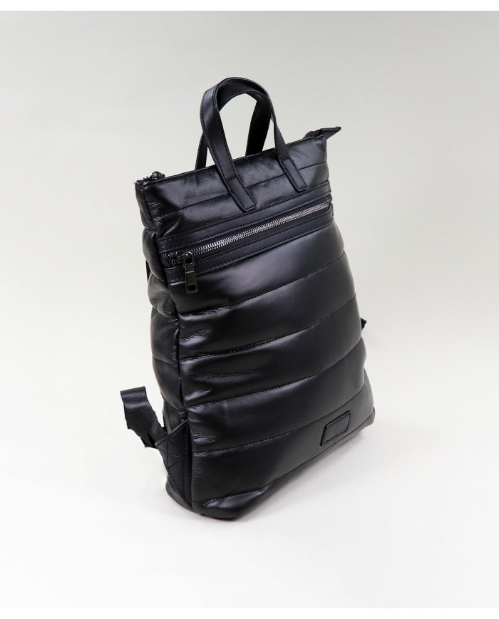 Mochila Preta Almofadada de Senhora