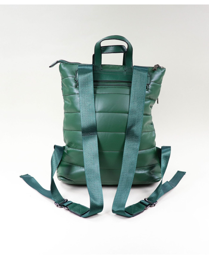 Mochila verde de las mujeres