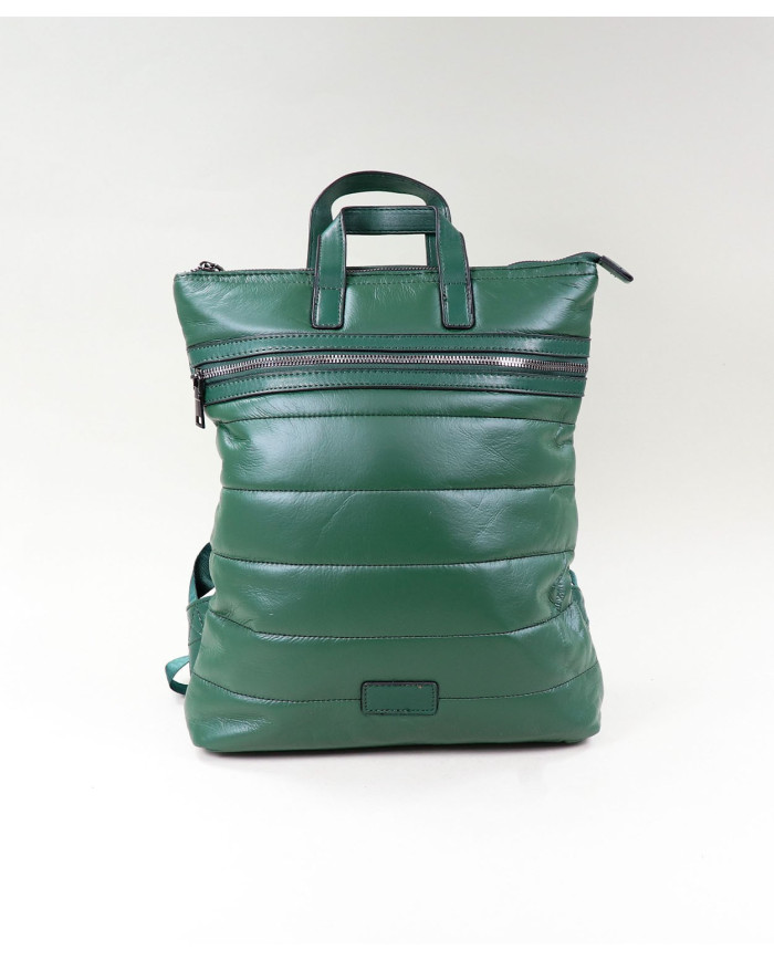 Mochila verde de las mujeres