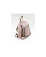 Damas Taupe mochila con apertura principal