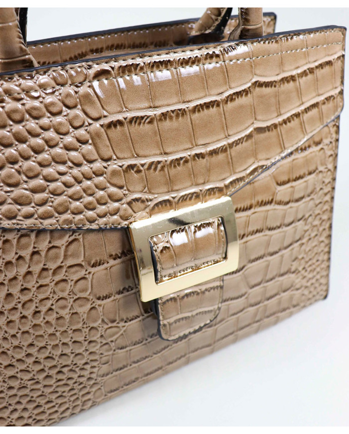 Mala de Mão Taupe para Senhora