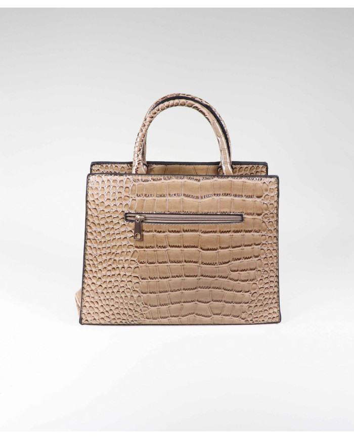 Taupe Hand Bag for Lady