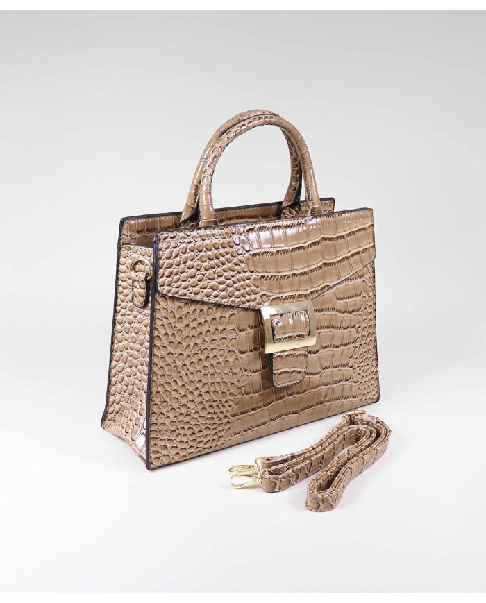 Taupe Hand Bag for Lady