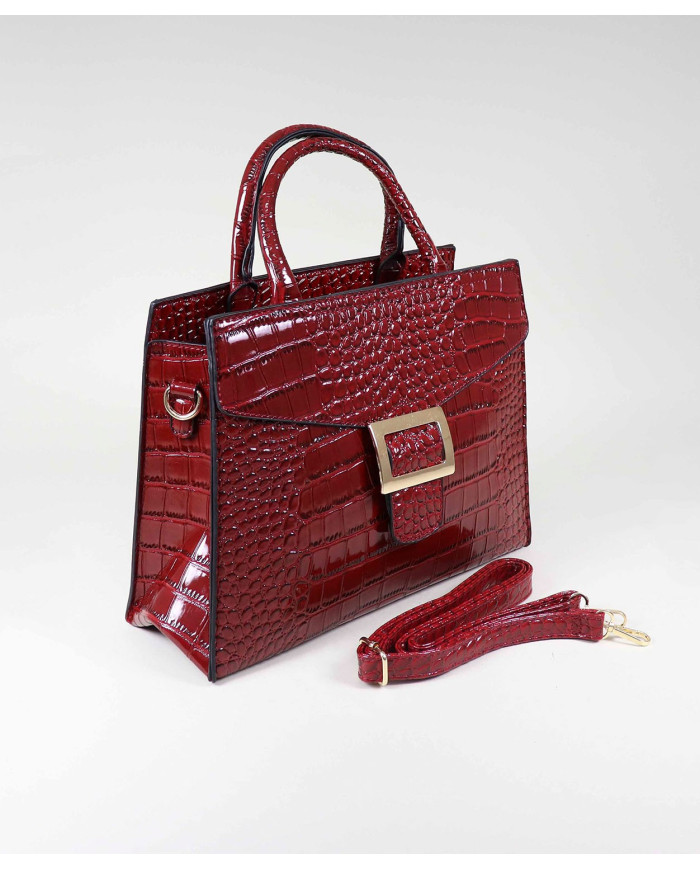 Bolsa de mano roja para la señora