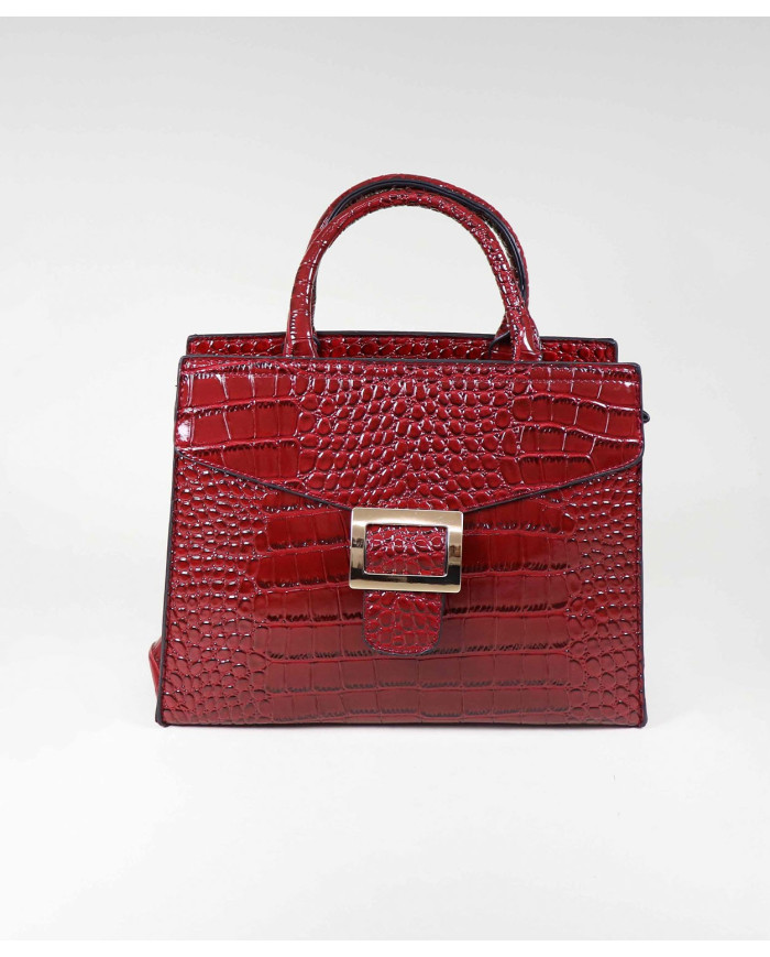 Bolsa de mano roja para la señora