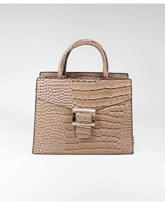 Bolsa de mano Taupe para Lady