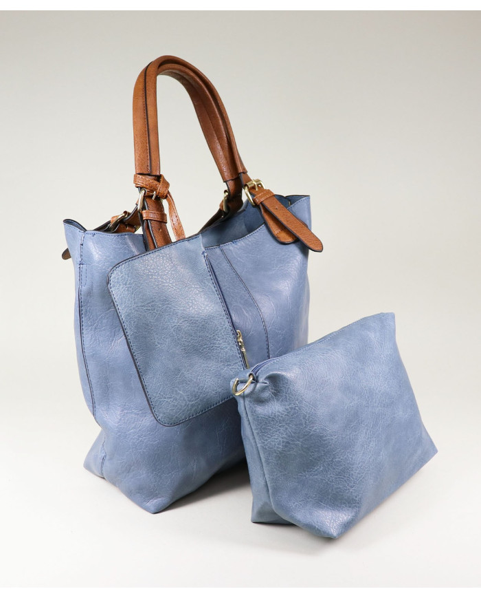 Blue Lady Bag with Bag