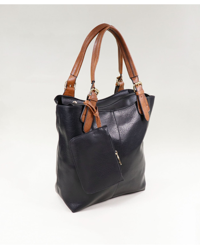 Mala Preta de Senhora com Bolsa